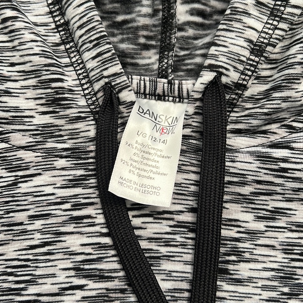 2/$10 Danskin Now activewear workout hoodie. Lightweight Soft large 12/14 - Picture 2 of 2